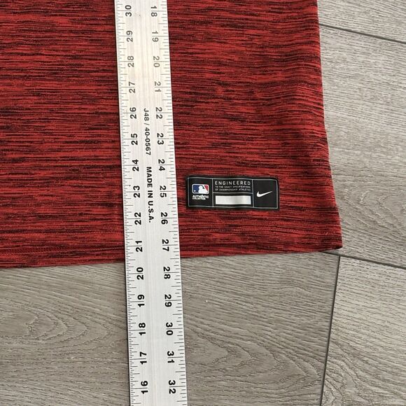 MLB Los Angeles Angels Anaheim Nike Dri Fit Team Issued Shirt Athletic Workout - Picture 5 of 8